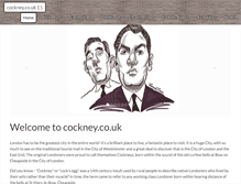 Tablet Screenshot of cockney.co.uk